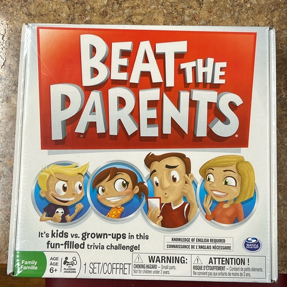 Beat the parents board game NWT